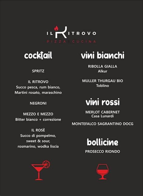 Menu At Il Ritrovo Restaurant Terni