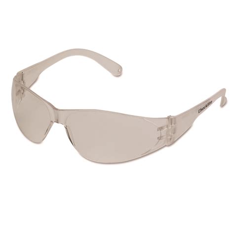 Crews Checklite Scratch-Resistant Safety Glasses, Clear Lens