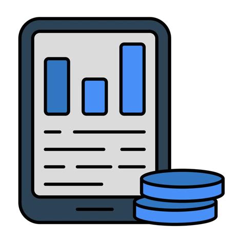 An Icon Design Of Mobile Data Analytics 23898060 Vector Art At Vecteezy