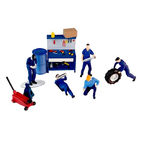 Kit Oficina Pe As Para Diorama E Expositor Hot Wheels Escala Em Resina E Pintadas A M O