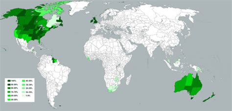 List of countries by English-speaking population - Wikiwand