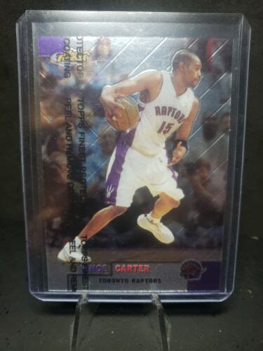 Topps Finest Vince Carter Toronto Raptors Ebay