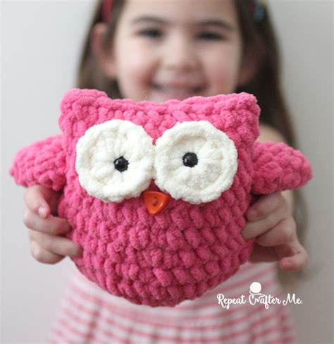 Crochet Plush Owl Repeat Crafter Me