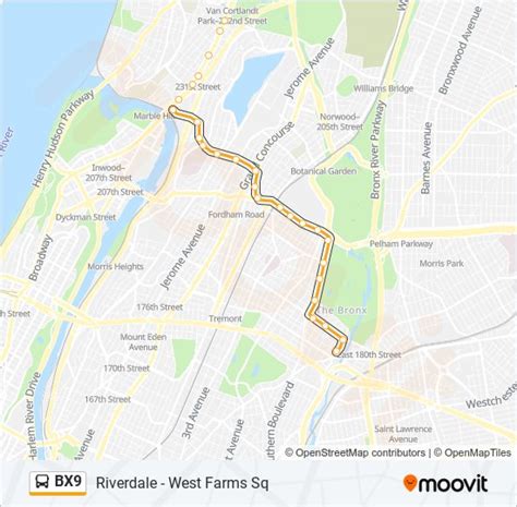 Bx9 Route Schedules Stops Maps West Farms Updated