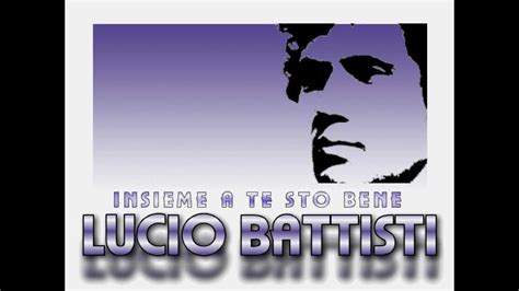 Lucio Battisti Insieme A Te Sto Bene Karaoke Fair Use YouTube