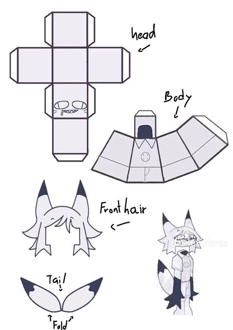 Fpe Papercraft In 2024 Paper Art Paper Crafts Paper Doll Template