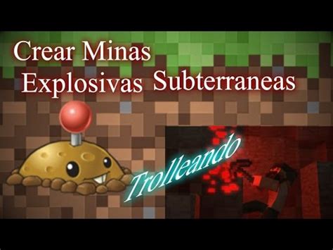 Trampas En Minecraft Tutorial De Redstone Crear Minas YouTube