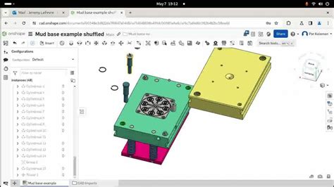 Onshape Assembly Quick Start Tutorial Youtube