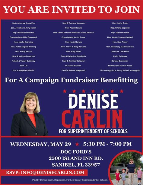 Denise Carlin For Lee County Superintendent Of Schools Campaign