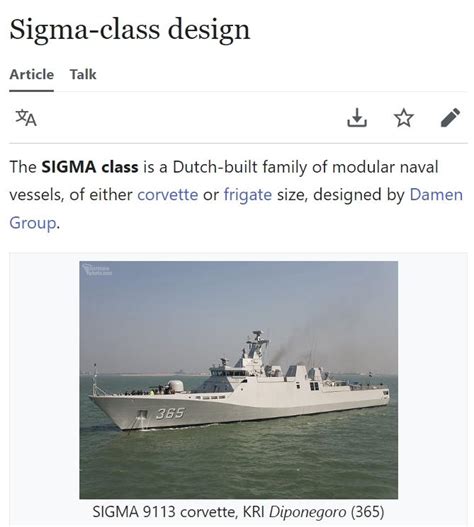 Sigma-class Design Wikipedia Snippet | USS Gyatt, Rizzi and Ohio | Know ...