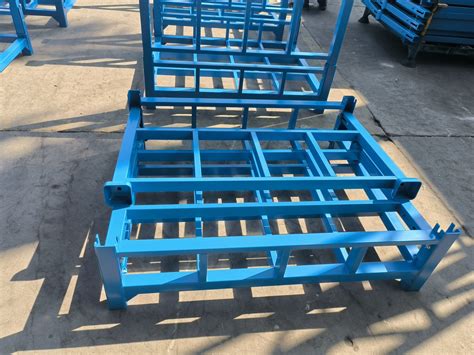 Powder Coated Collapsible Storage Industrial Metal Stacking Stillage