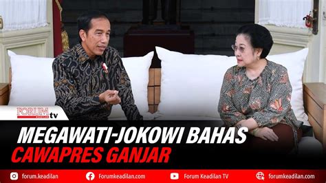 MEGAWATI JOKOWI BAHAS CAWAPRES GANJAR DI ISTANA MERDEKA YouTube