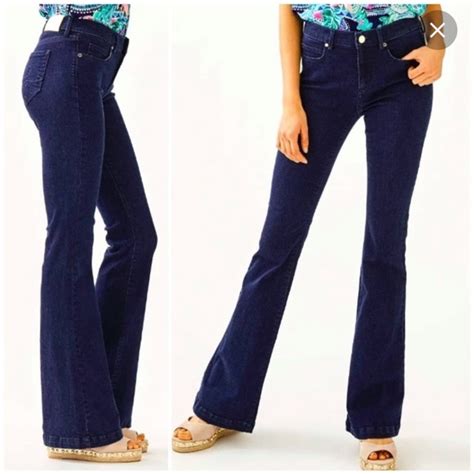 Lilly Pulitzer Jeans Lilly Pulitzer South Ocean High Rise Flare