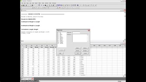 Linear Correlation Test Using Minitab Youtube