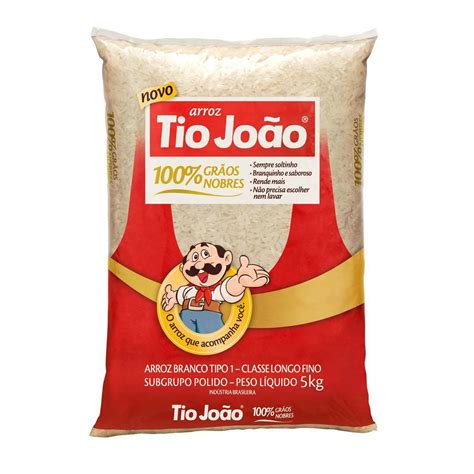 Arroz Branco Tio João 5kg