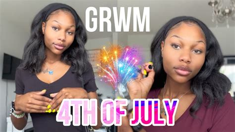 4th Of July Grwm Jamiah Davis Youtube