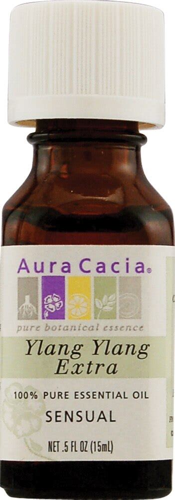 Aura Cacia 100 Pure Essential Oil Ylang Ylang Extra 0 5 Fl Oz Vitacost