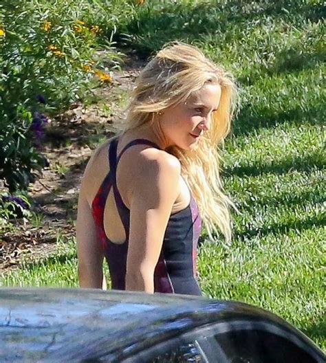 KATE HUDSON In Purple Uni Tard At A Park In Los Angeles HawtCelebs