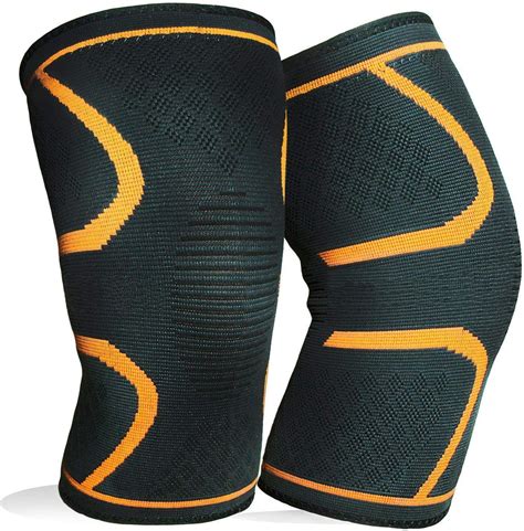 Sausiry Pcs Knee Compression Sleeve For Men Women Knee Brace Supports