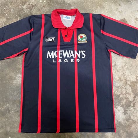 Blackburn Rovers Away Football Shirt 1994 Men S Fashion Tops Sets