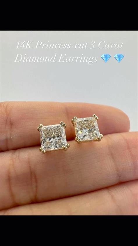 Diamond Earring Stud Diamond Earring Aesthetic Simple Diamond Earring