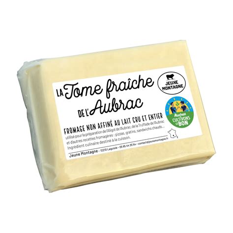 Jeune Montagne Tomme Fra Che De L Aubrac Au Lait Cru Entier G Pas