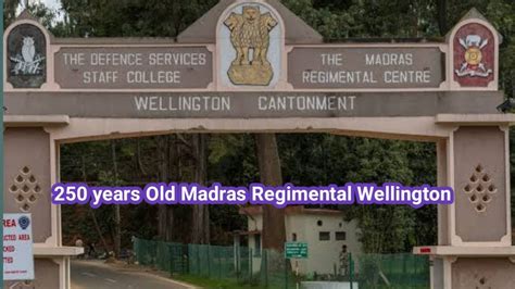 Ooty Army Training Camp Madras Regimental Wellington Ooty