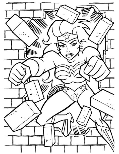 Coloriage Wonder Woman