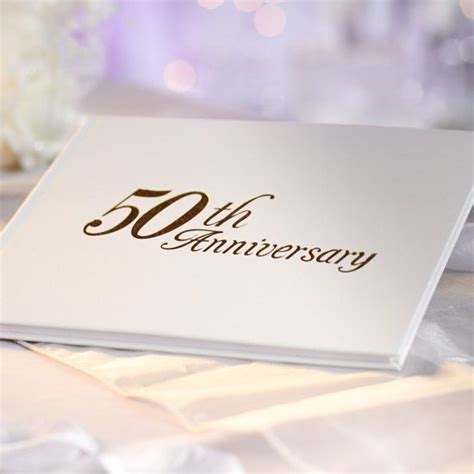 50th Wedding Anniversary Guest Registry Book 50th Anniversary Party ...