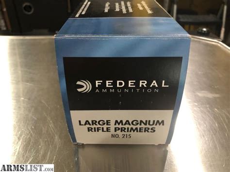 Armslist For Sale Federal Large Rifle Magnum Primers