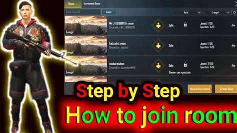 How To Join Custom Room In Pubg Ll Pubg Mein Custom Room Join Kaise