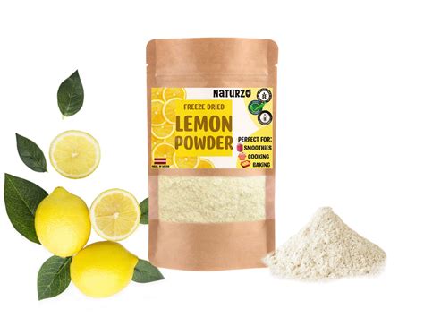 Freeze dried Lemon powder • naturzo.com