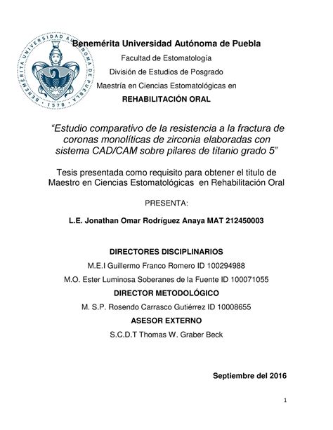 T Benem Rita Universidad Aut Noma De Puebla Facultad De