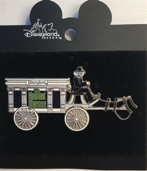 Disneyland The Haunted Mansion Ezra Ghost On Hearse Pin 1905110151