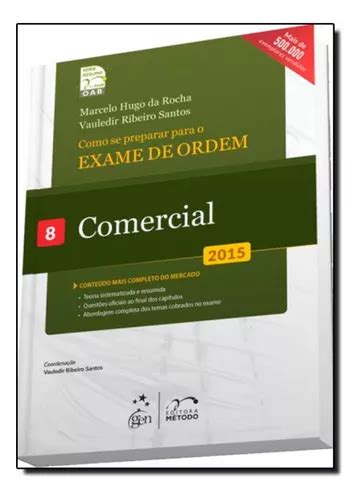 Como Se Preparar Para O Exame De Ordem Comercial Vol 8 De J J