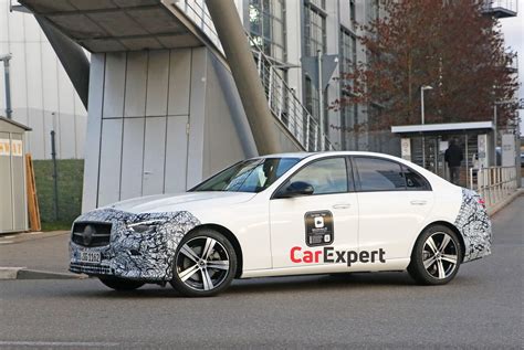 2021 Mercedes Benz C Class Spied With Less Camouflage CarExpert