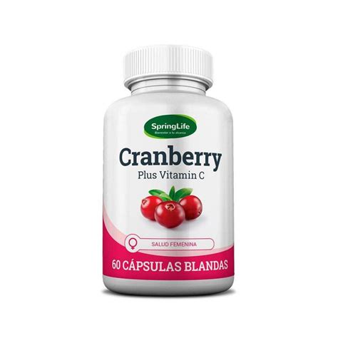 Cranberry Plus Vitamina C Capsulas Blandas X