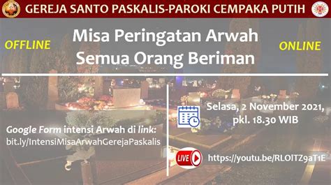 Warta Paroki Mingguan Oktober Gereja St Paskalis