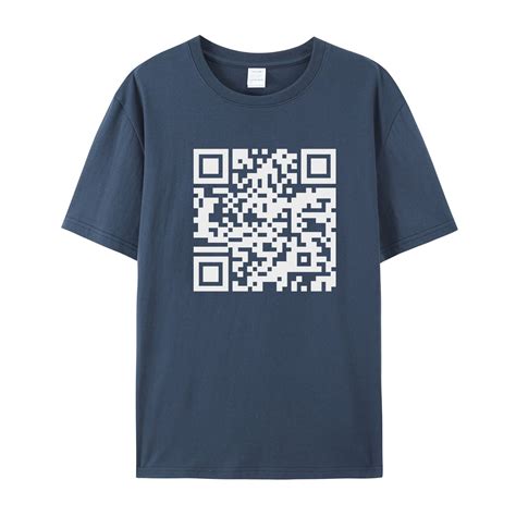 Funny QR Code T-Shirt - Personalized QR code content