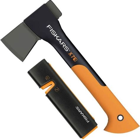 Fiskars Set Universalaxt X Axt Und Messersch Fer Xsharp