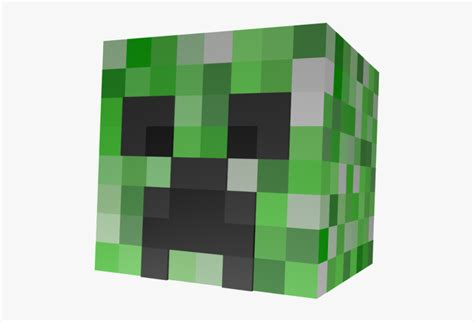 Minecraft Creeper Head, HD Png Download - kindpng