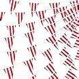 Amazon Rubfac Ft Pcs Red And White Striped Pennant Banner