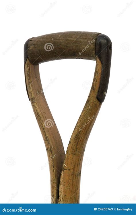 Wooden Spade Or Fork Handle Stock Photos - Image: 24260763