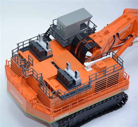 原厂日立hitachi Ex8000超大型正铲矿山挖土机挖掘机模型 1：87 阿里巴巴