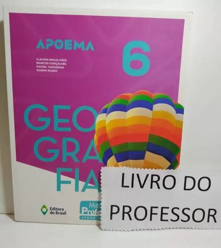 Apoema Geografia 6º Ano Livro Do Professor R 79 em São Paulo São