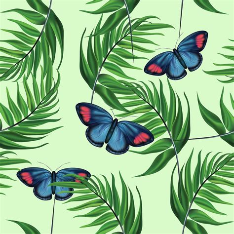 Tropical Leaf Pattern | Polar Vectors