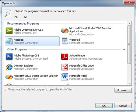 Change File Assocation In Windows 7 How To Change What Program Opens