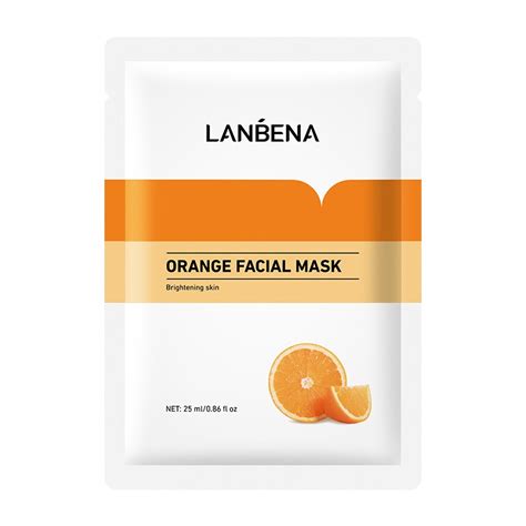 LANBENA Advanced Formula Vitamin C Orange Mask Hydrating Nourishing