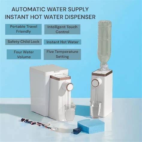 Jual Dispenser Air Panas Instan Mini Travel Galon Botol Instant Hot Water Dispenser Travel
