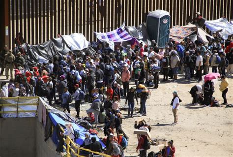 Las Fotos Que Muestran La Tensión En La Frontera Entre México Y Eeuu Ante El Esperado Cruce De